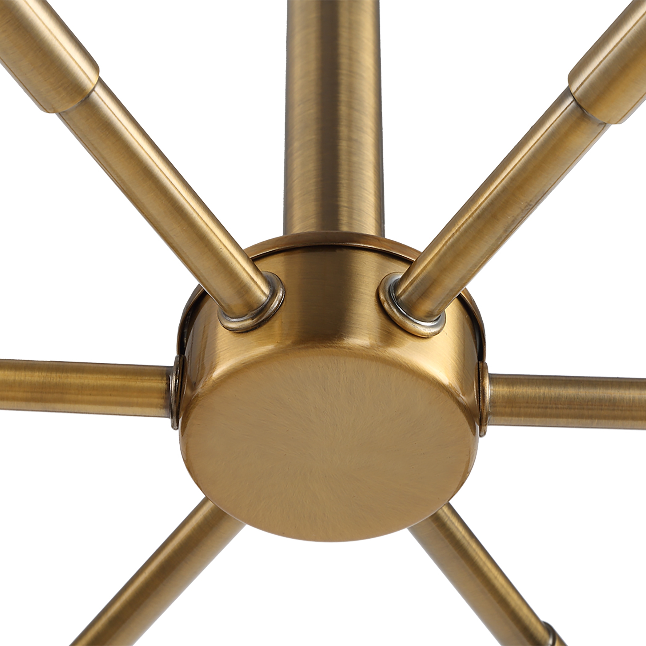 Cret 12 Light Brass Chandelier - Image 3