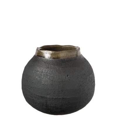 Goetz Dark Gray 6.5" Ceramic Table Vase - Image 0