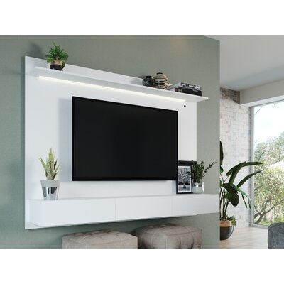 Sunseri Solid Wood Floating Entertainment Center for TVs up to 70" - Image 0