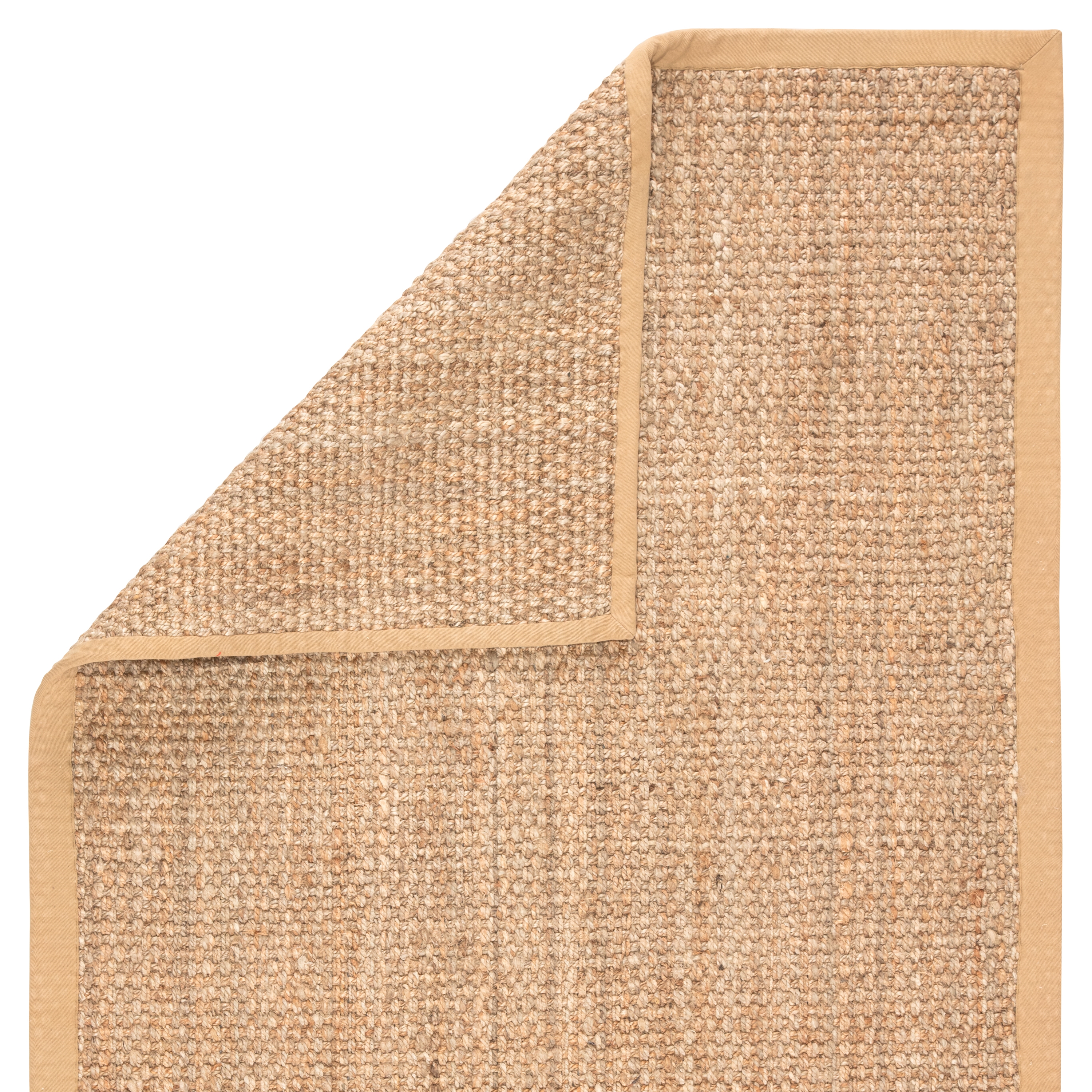Adesina Natural Solid Beige Area Rug (9' X 12') - Image 2