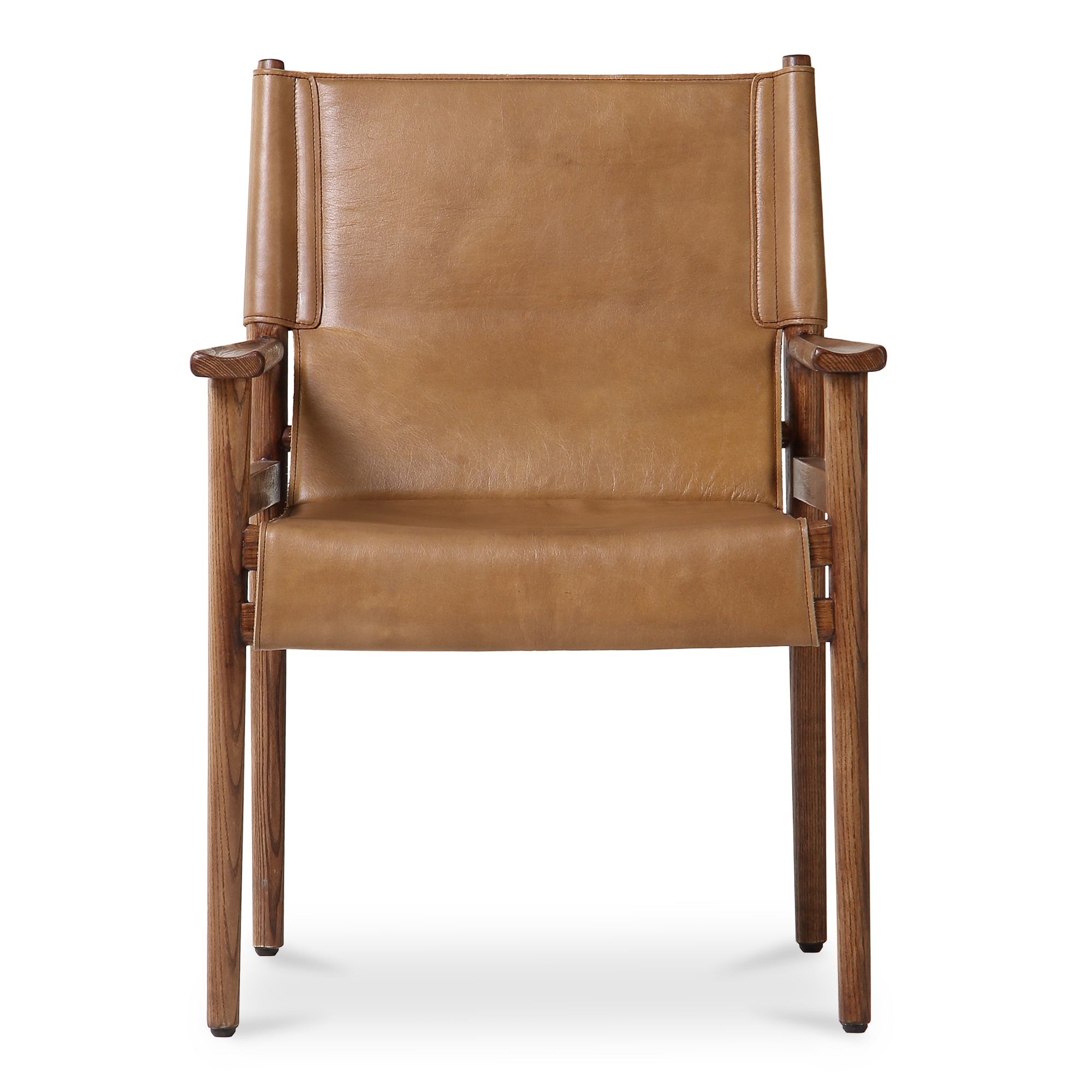 Remy Arm Chair Tan Leather - Image 0