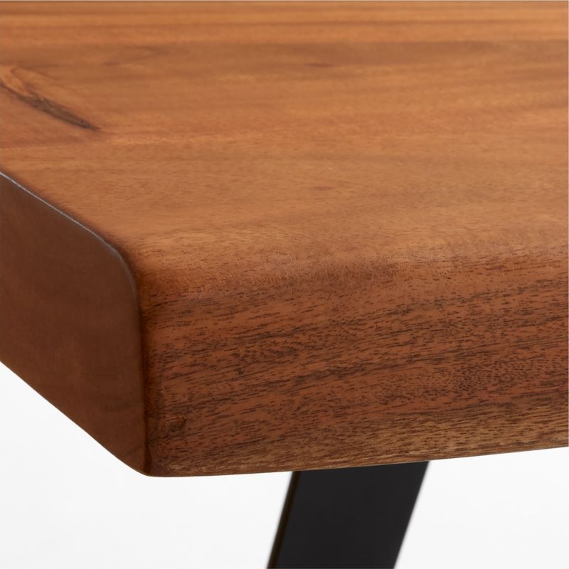Yukon 75" Natural Live Edge Wood Dining Bench - Image 4