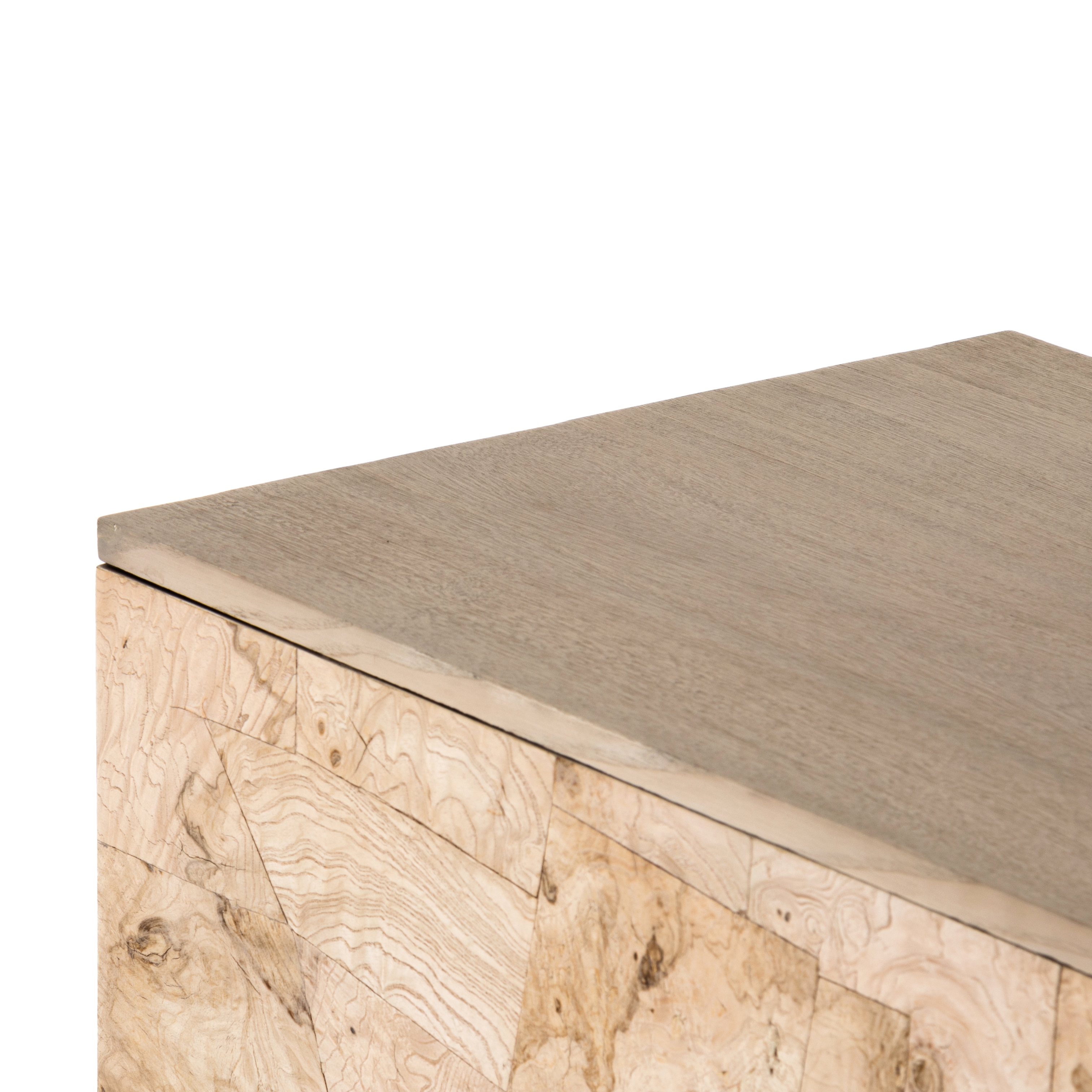 Journey 6 Drawer Dresser-Bleached Burl - Image 2