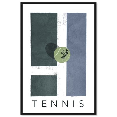 Sports And Teams 'Green Tennis' Tennis By Oliver Gal Wall Art Print - Image 0