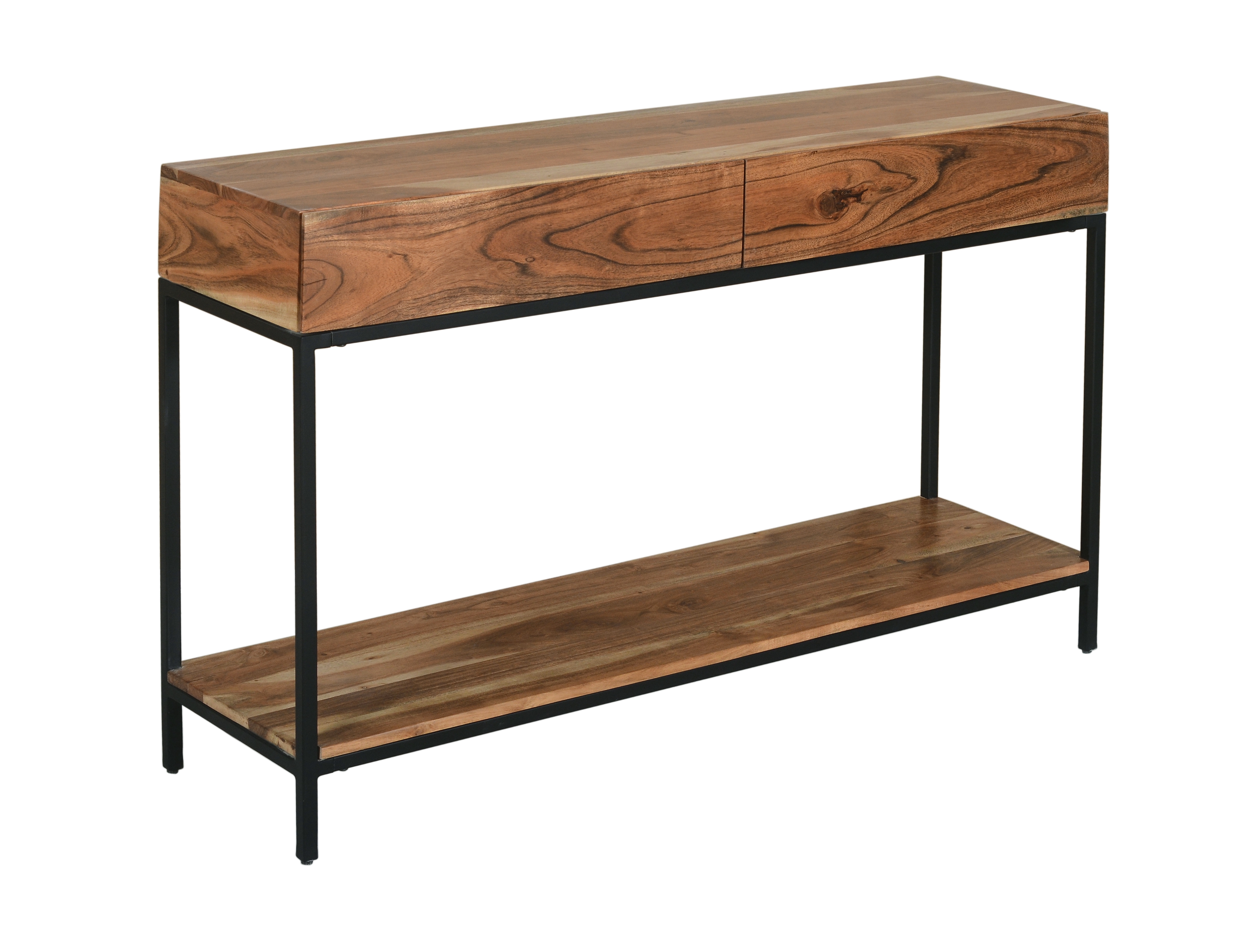 Springdale Two Drawer Console Table, Natural Finish - Image 5