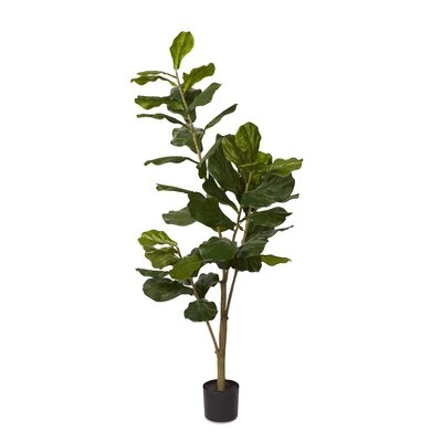 60" Artificial Fiddle Leaf Fig Tree - Image 0