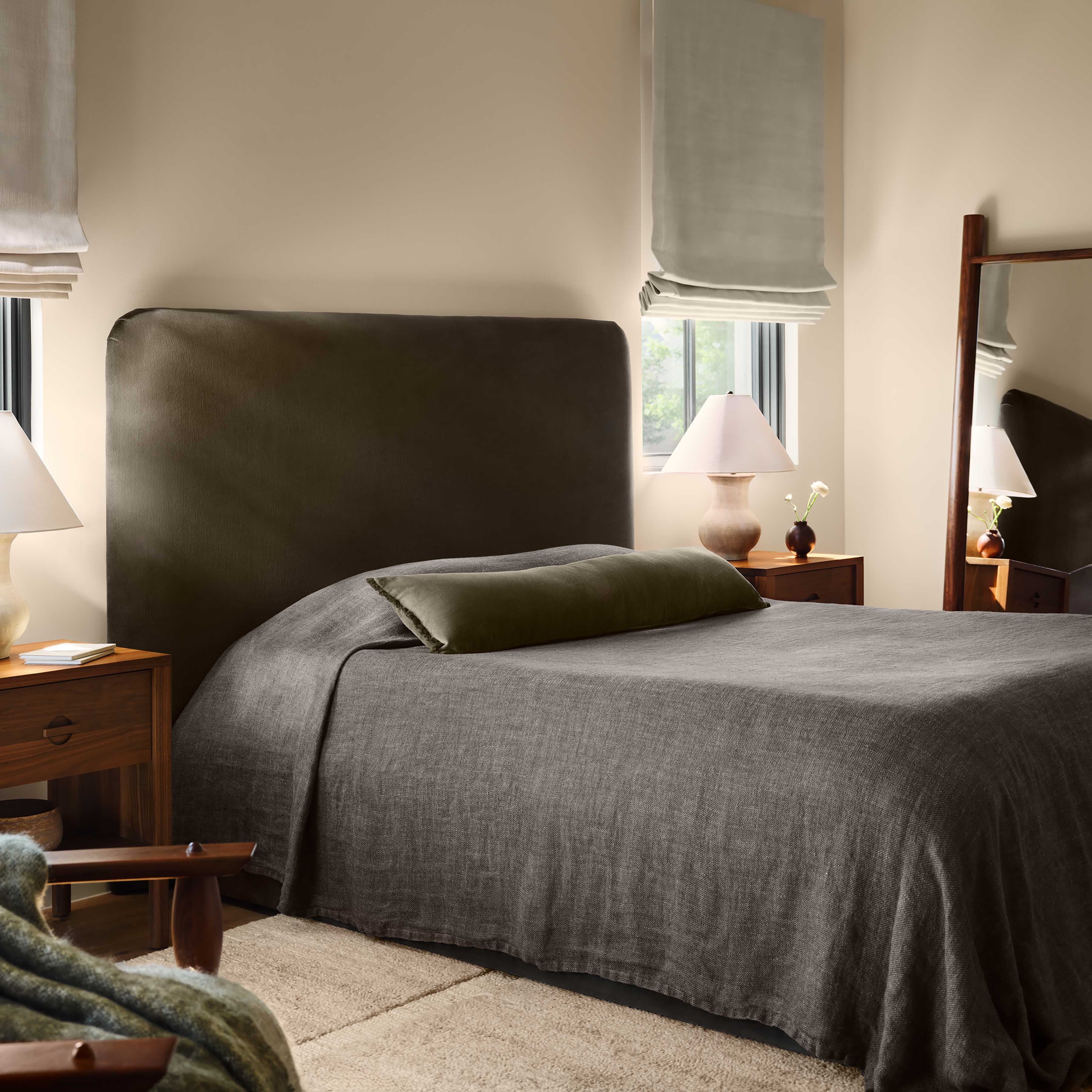 The Citizenry Johar Wood Floor Mirror | Dark Wood - Image 5