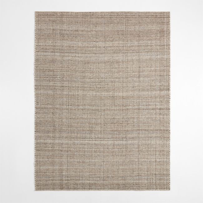 Niseko Performance Handwoven Brown Area Rug 6'x9' - Image 0