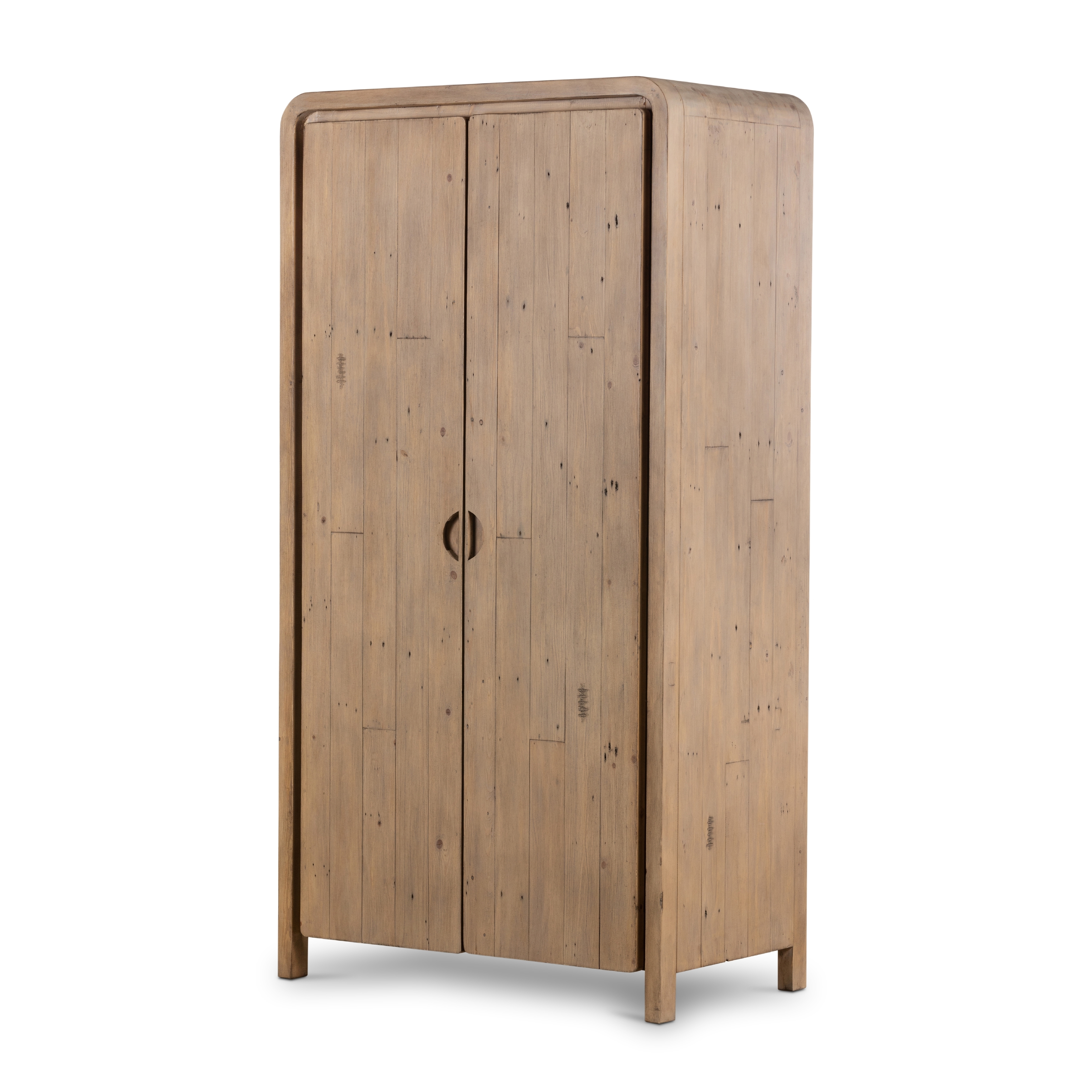 Everson Cabinet-Scrubbed Teak - Image 0