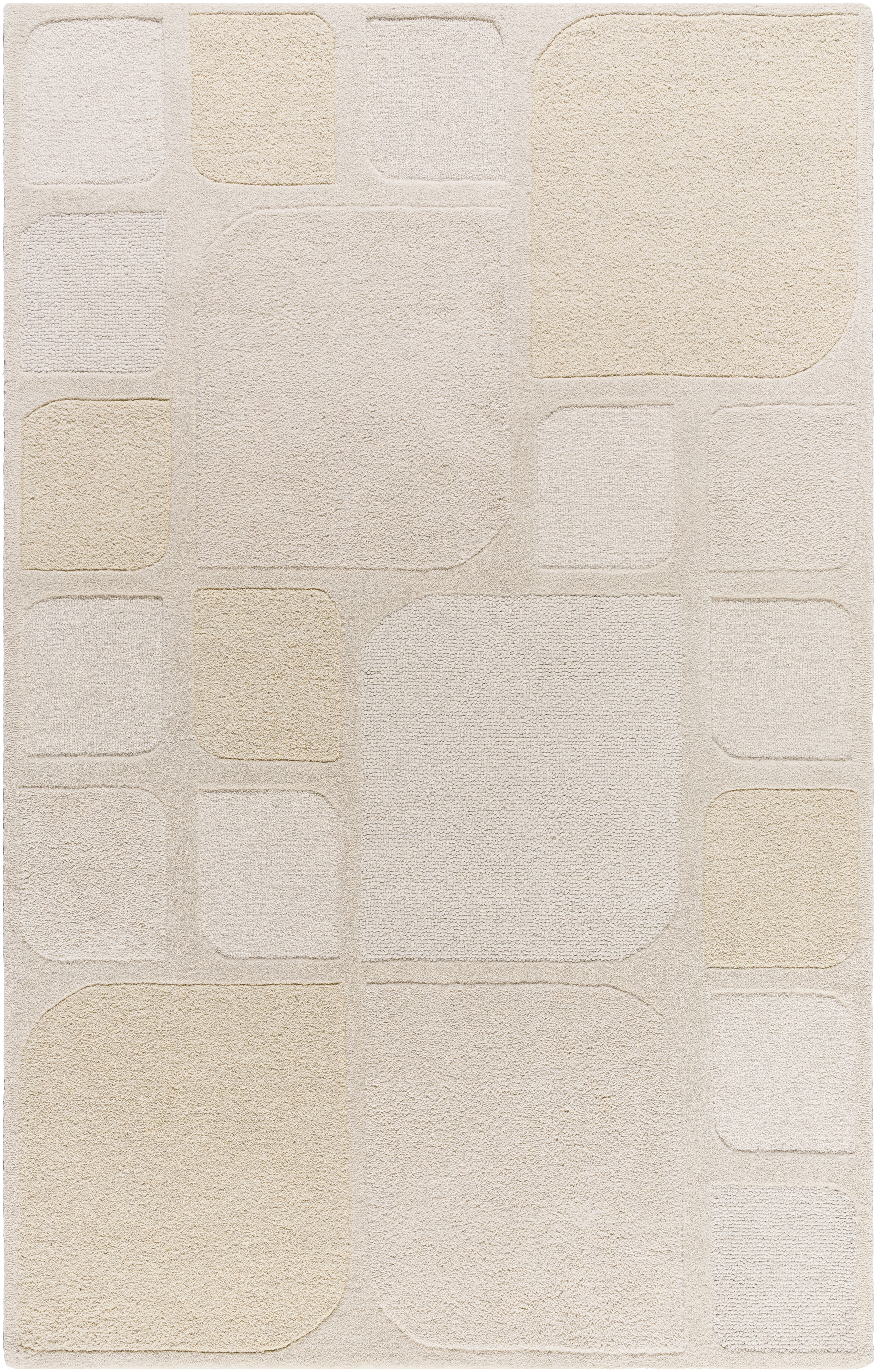 Kinsley Beige Indoor 5' x 7'6" Handmade Rug - Image 0