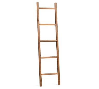 Rustic Reclaimed Wood Ladder, Tawney Pine - Image 0