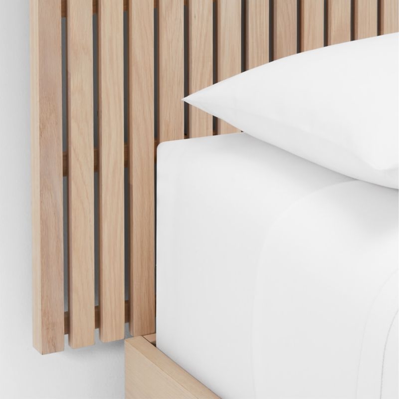 Batten White Oak King Plinth-Base Storage Bed - Image 2