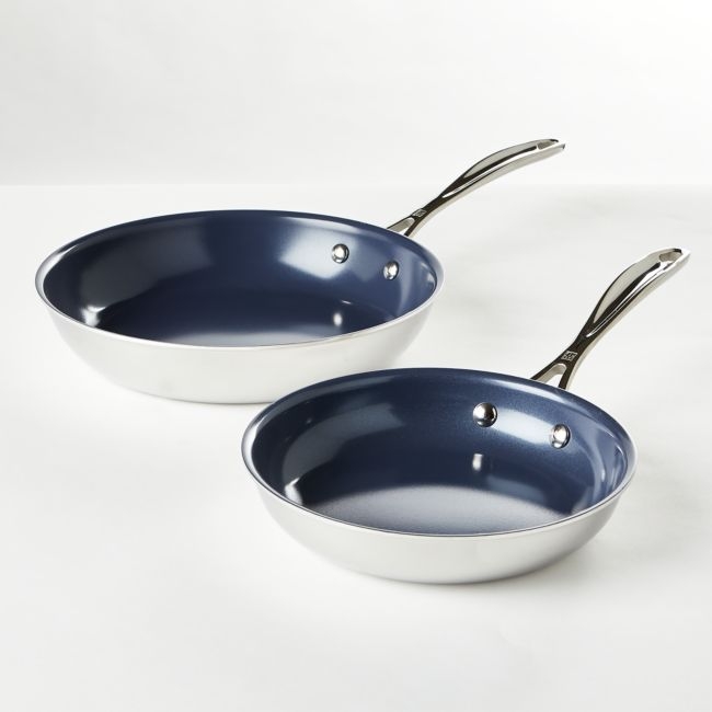 ZWILLING ® J.A. Henckels Clad Xtreme Ceramic 8" and 10" Fry Pans Set - Image 0