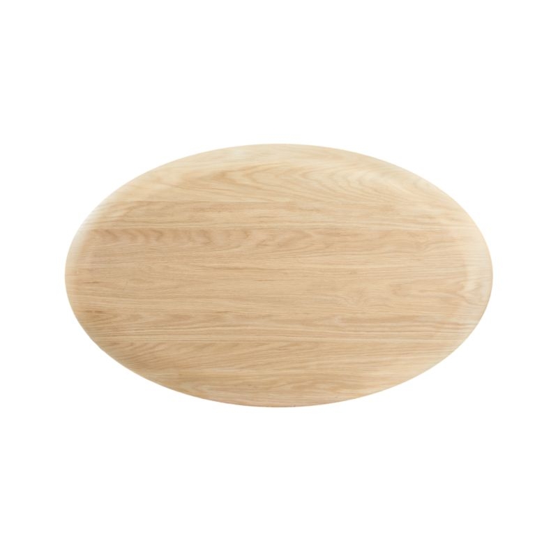 Pacific Natural Wood Oval Coffee Table - Image 2