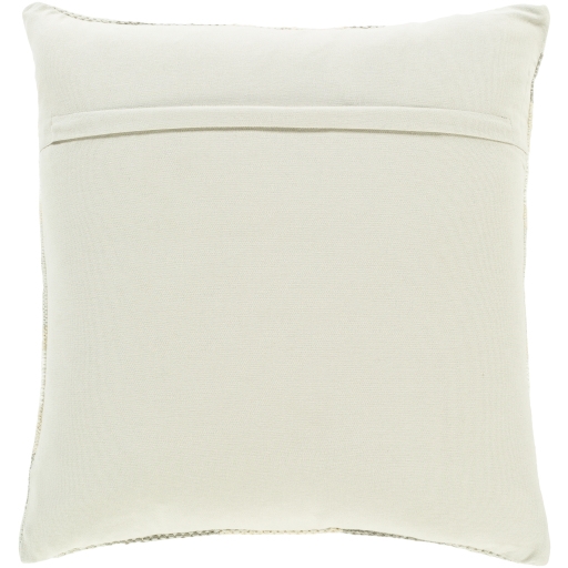 Jabari Pillow Cover, 20" x 20", Ivory - Image 1