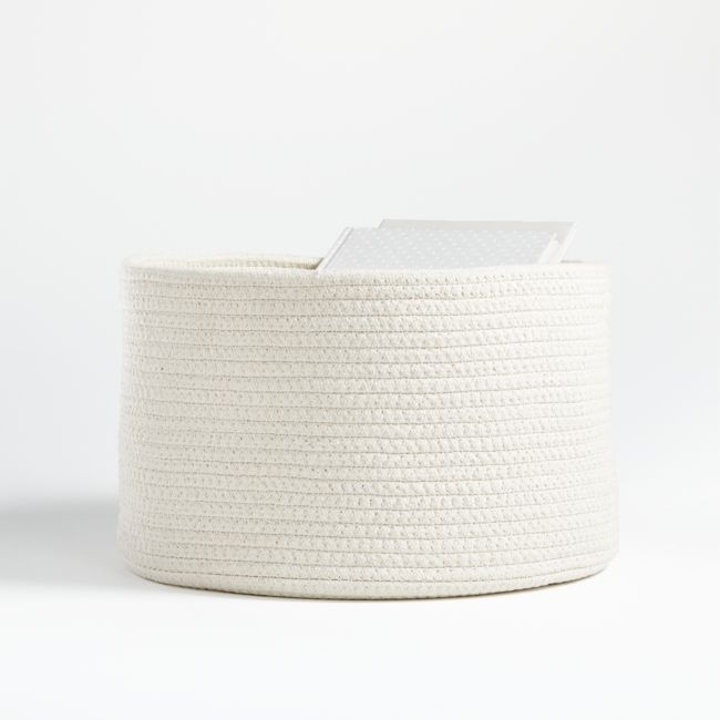 Natural Small Rope Storage Bin - Image 0