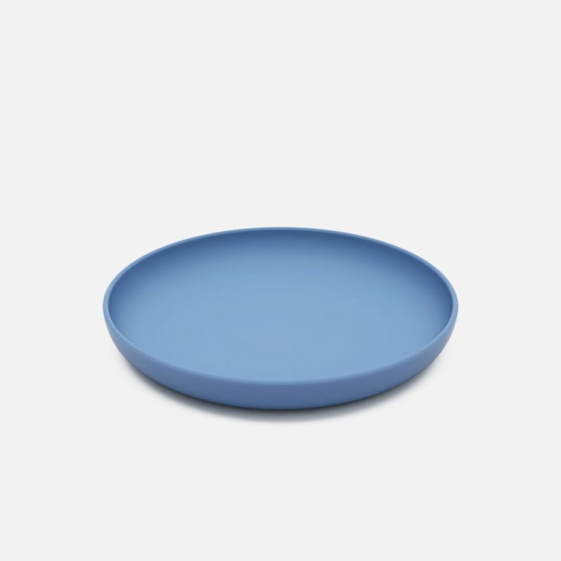 Lalo Blueberry Blue Big Bites Full Toddler Dinnerware Set - Image 4