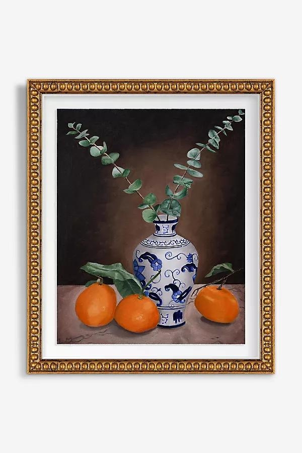 Tangerines and Eucalyptus Wall Art - Image 0