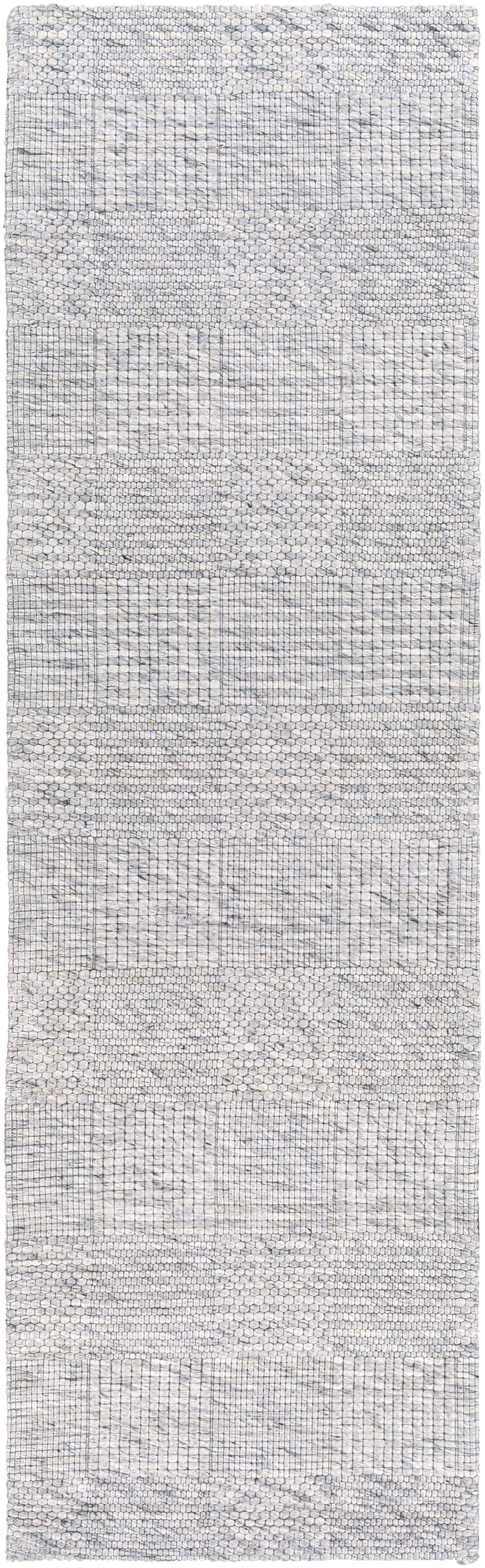 Colarado Gray Indoor 2'6" x 8' Handmade Rug - Image 0
