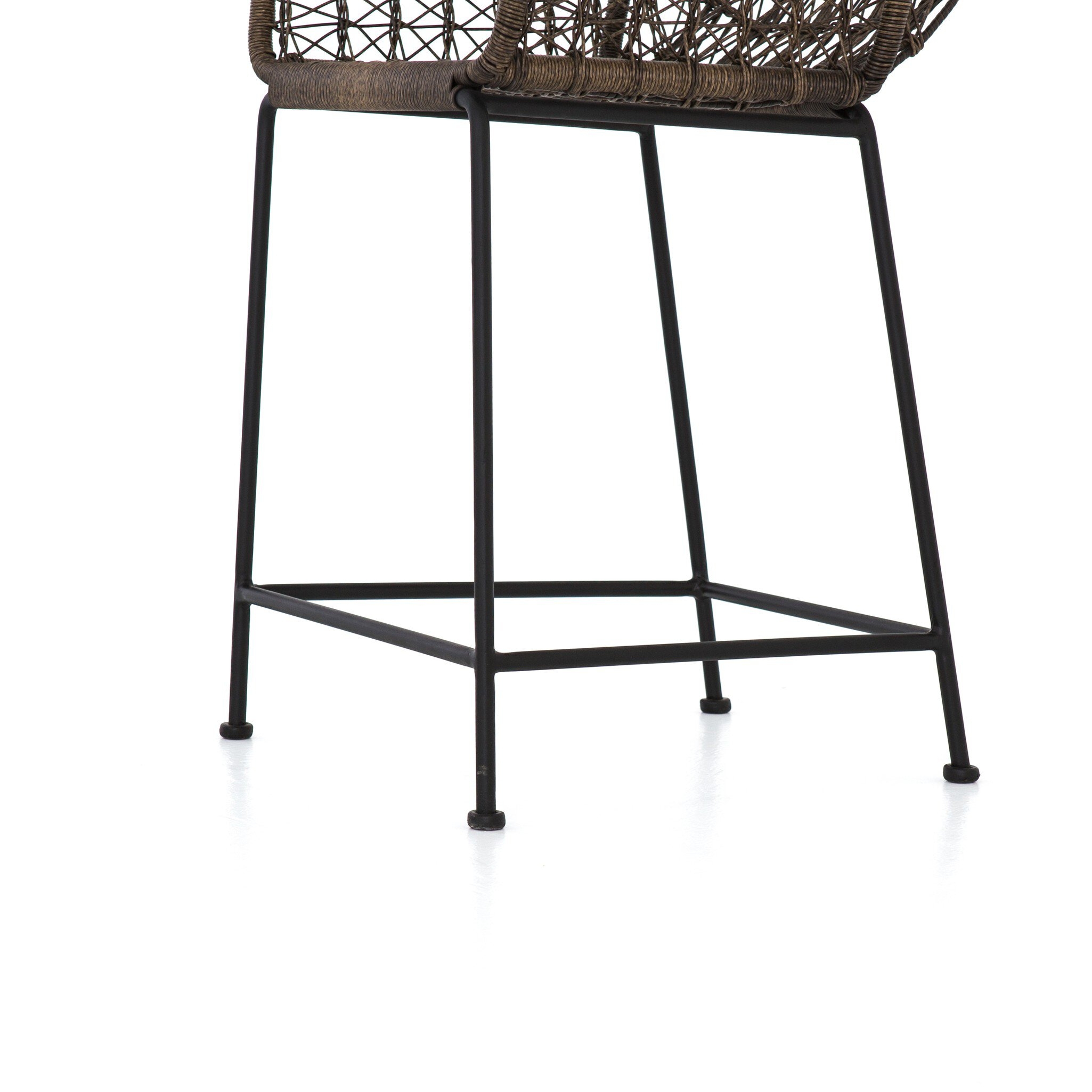 Bandera Outdoor Bar + Counter Stool - Natural Black - Image 1