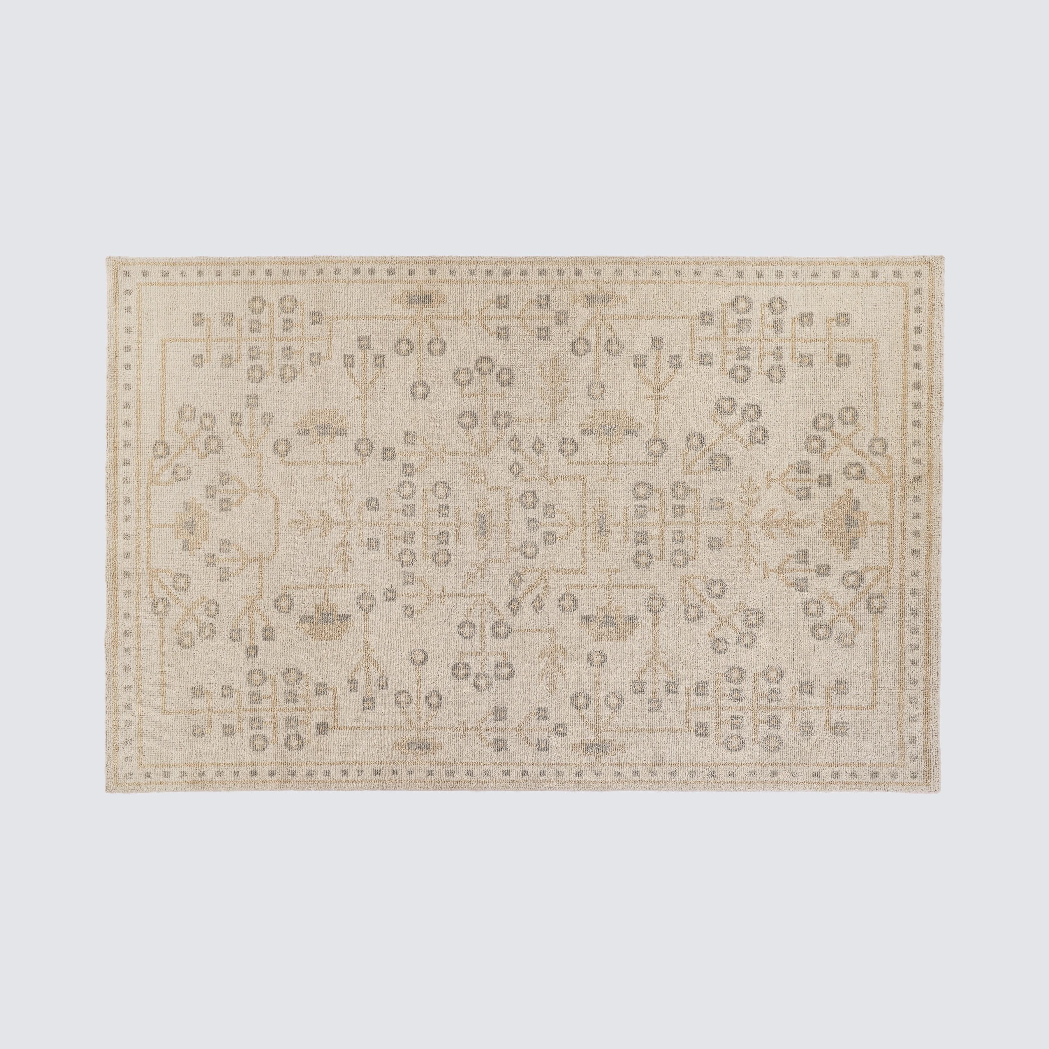 The Citizenry Khilana Hand-Knotted Area Rug | 6' x 9' | Ecru - Image 3
