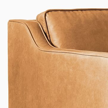 Hamilton Chair, Poly, Vegan Leather, Molasses, Almond - Image 3
