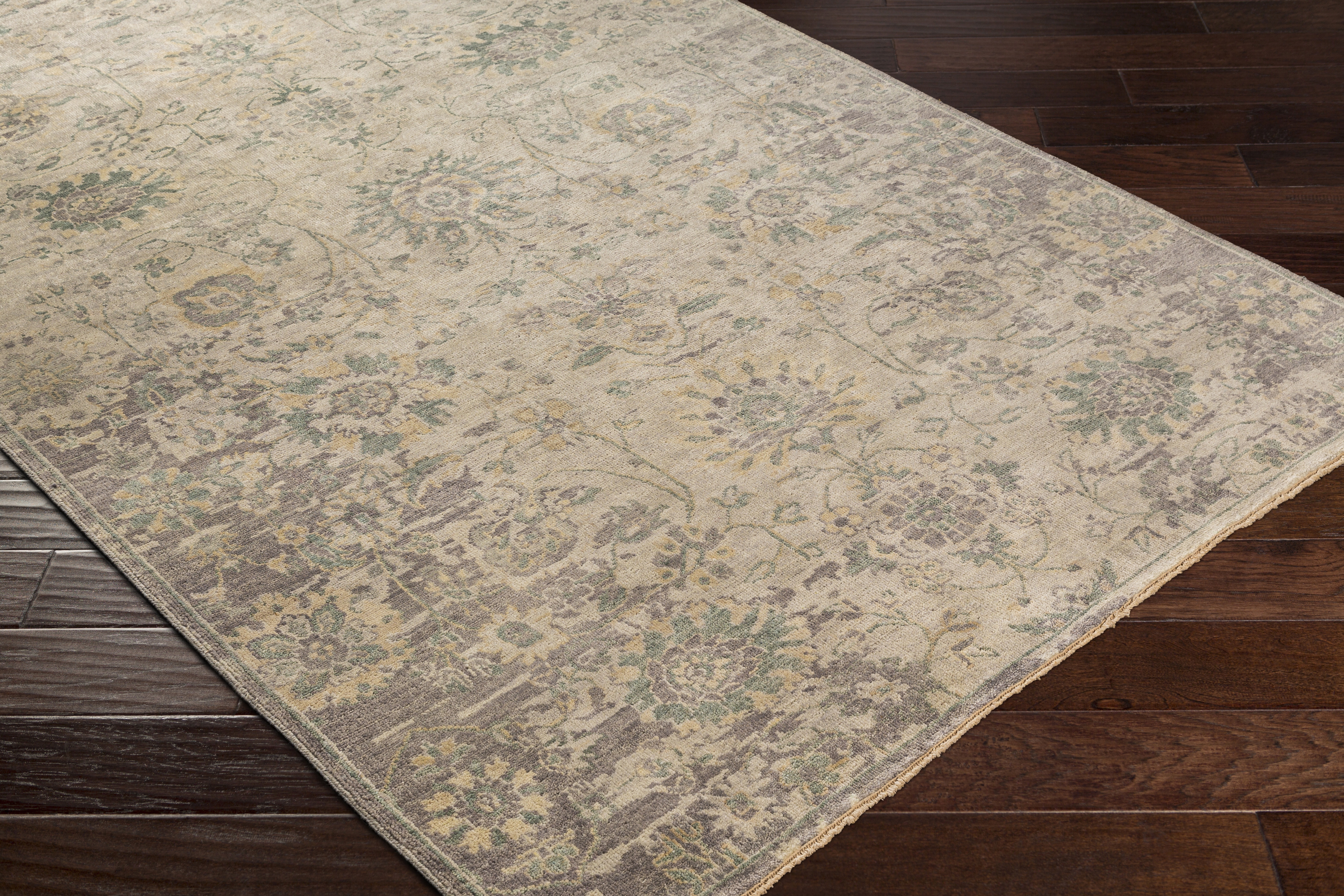 Normandy Beige Indoor 9' x 13' Handmade Rug - Image 5