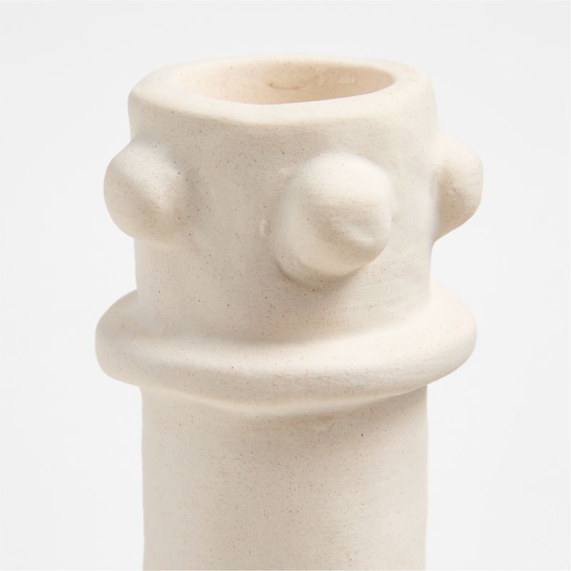 Serax Beige "03" Molly Stoneware Taper Candle Holders Set of 3 - Image 2