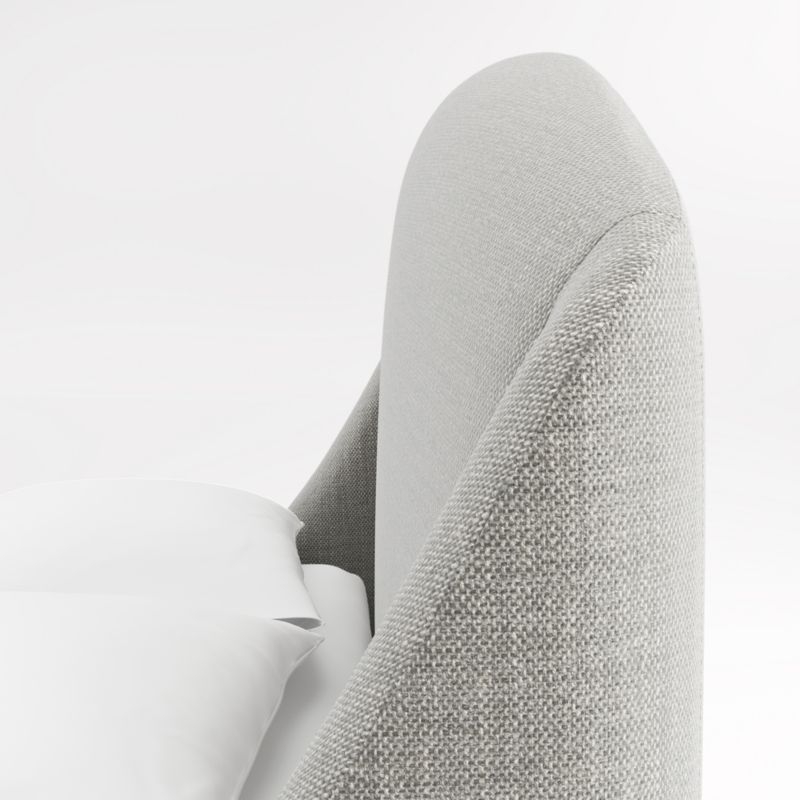 Lafayette Mist Grey Upholstered King Bed - Image 11
