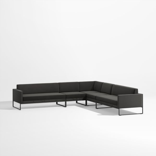Crate & Barrel Dune Outdoor Sectional Sofa - Thumbnail 4