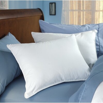East Coast Bedding 50% White Goose Down + 50% White Goose Feather Contour Bed Pillows – Set Of 2 - Hypoallergenic, Hotel Quality, Best For Back & Side Sleeping – 300 TC Cotton Shell (Standard) - Image 0