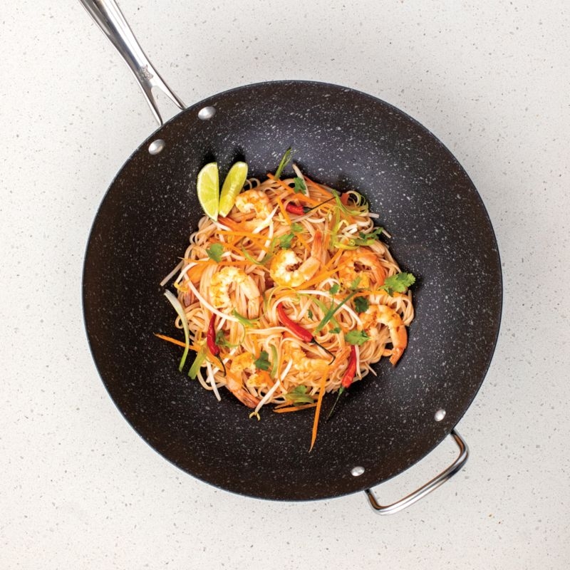 Nordic Ware ® Basalt 14" Spun Wok - Image 2