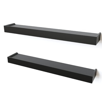 Modern Ledge 2 Piece Wall Shelf Set - Image 0