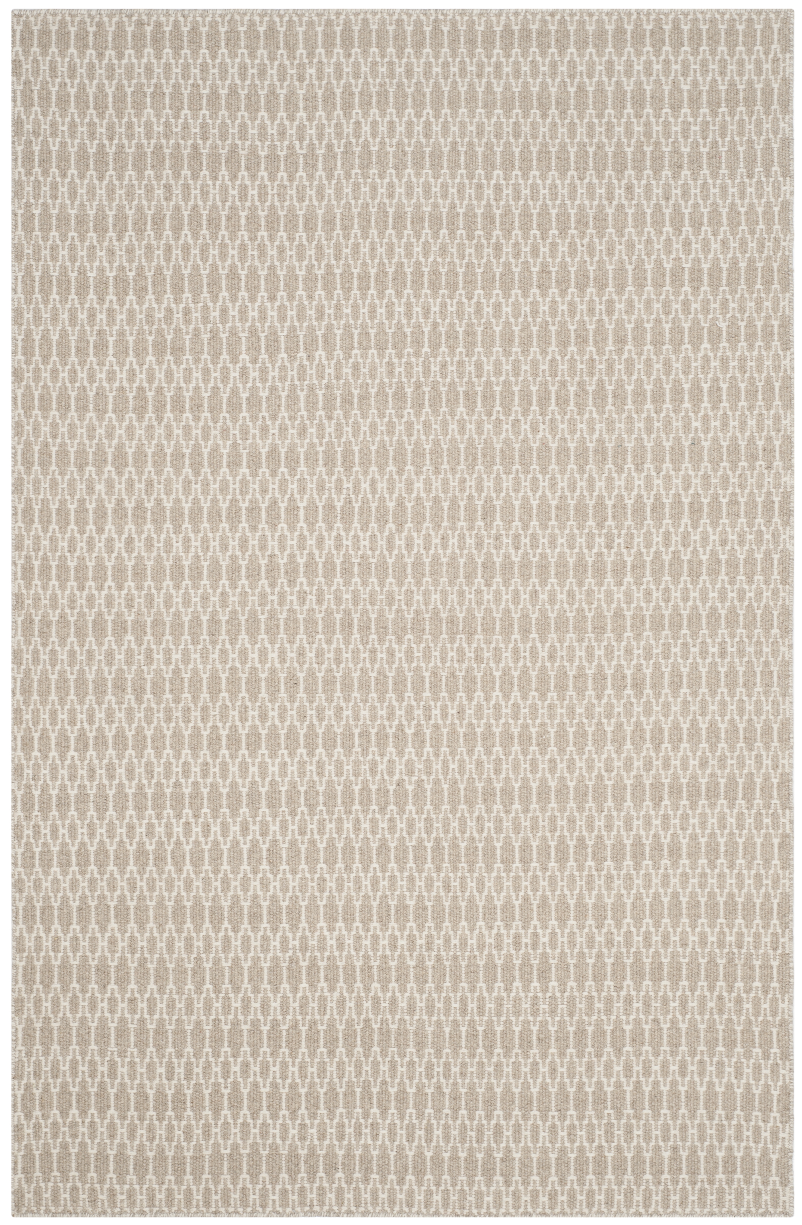 Arlo Home Flatweave Area Rug, OAS432B, Beige/Ivory,  6' X 9' - Image 0