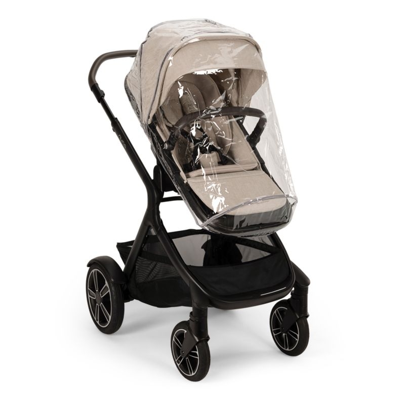 Nuna ® DEMI ™ next Brown Biscotti Baby Stroller with Ride-Along Board - Image 1