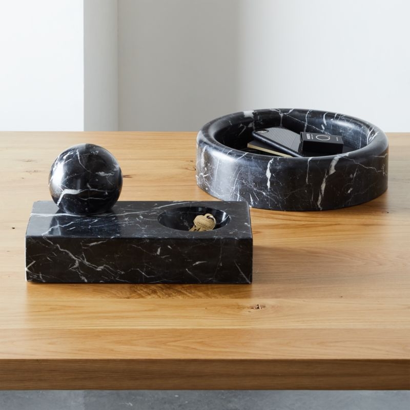 Marble Paperweight and Catchall - Image 4