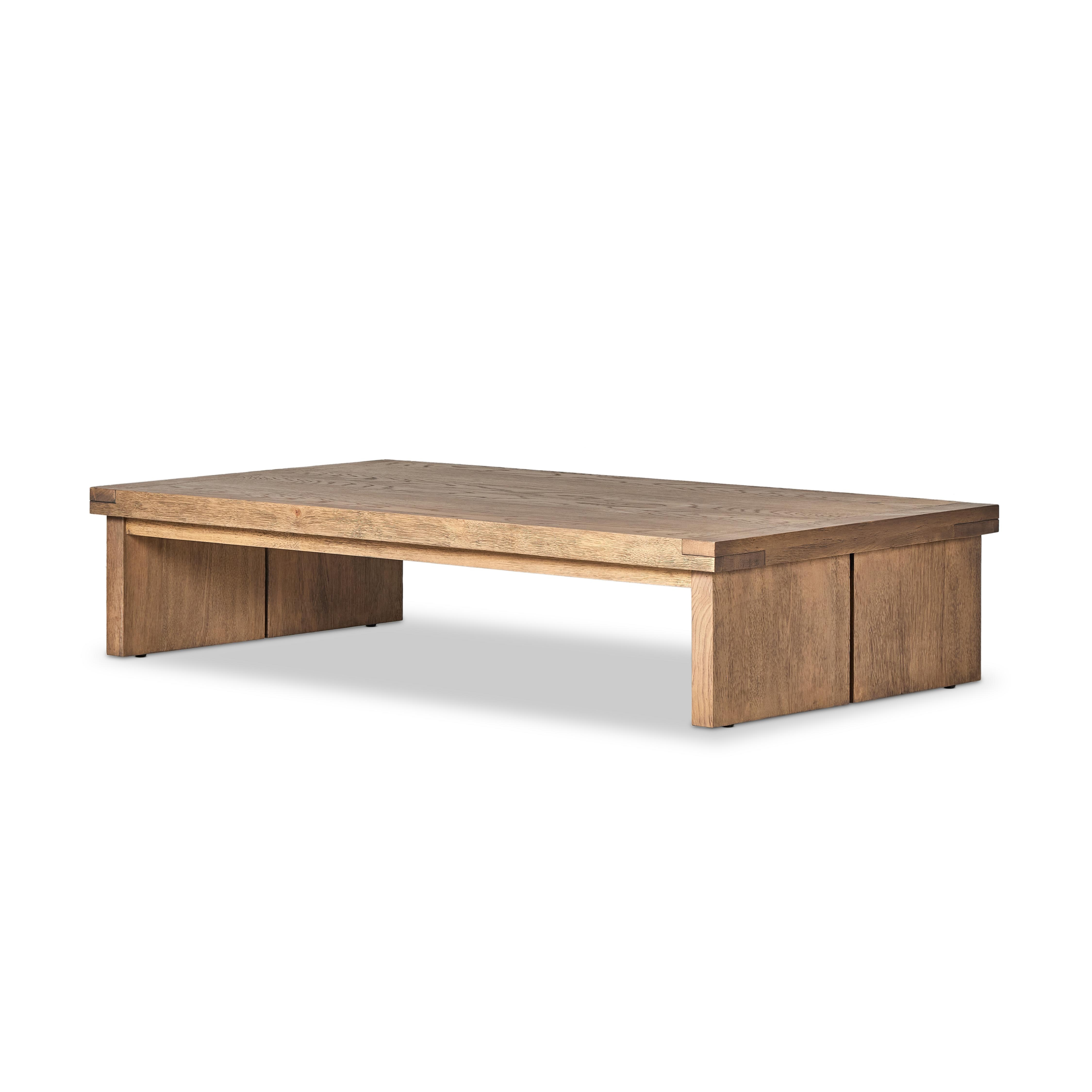 Warby Coffee Table-Worn Oak - Image 0