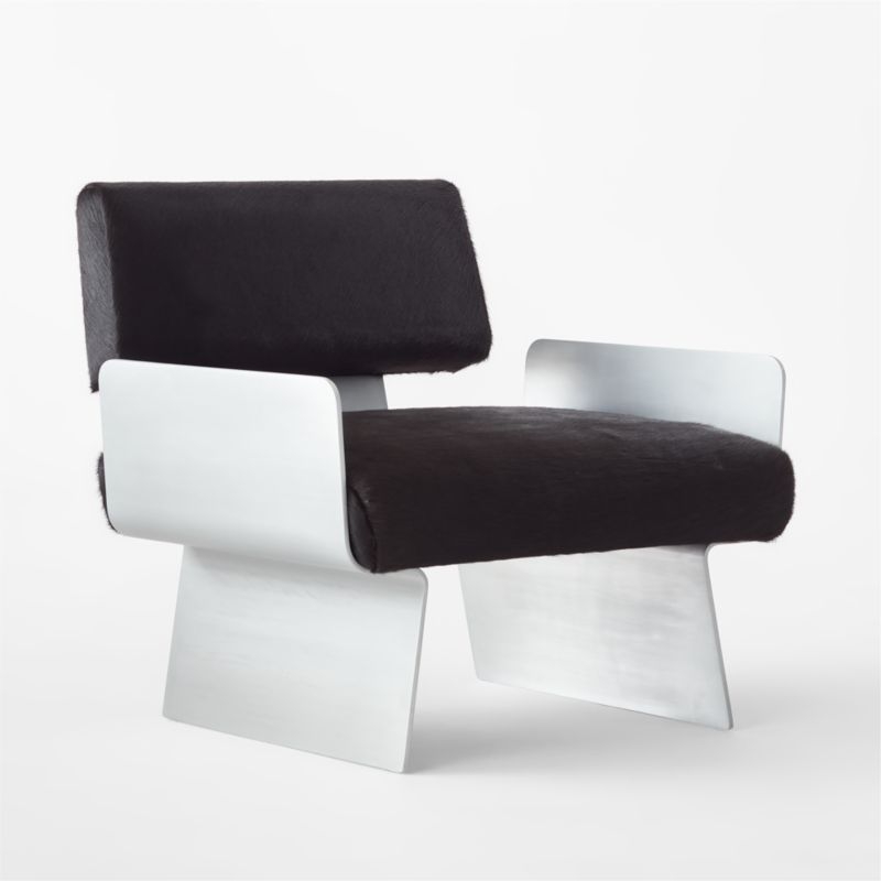 Brasilia Black Hide Chair - Image 2