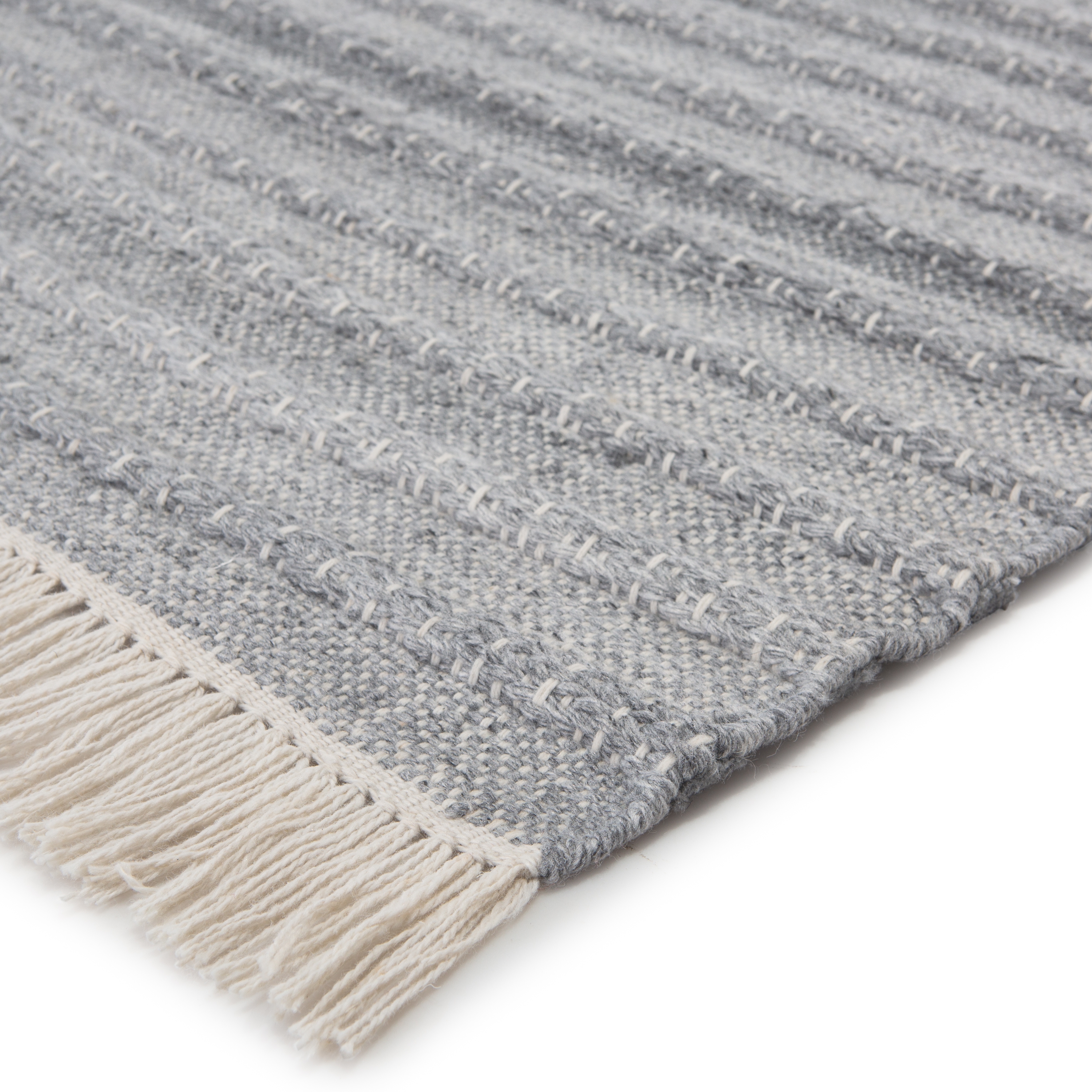 Torre Indoor/ Outdoor Solid Gray/ Cream Area Rug (8'X10') - Image 1