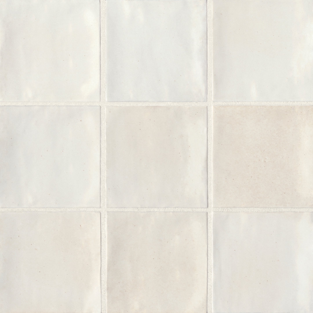 Bedrosians Celine 4"" x 4"" Porcelain Mosaic Sheet Wall & Floor Tile - Image 0