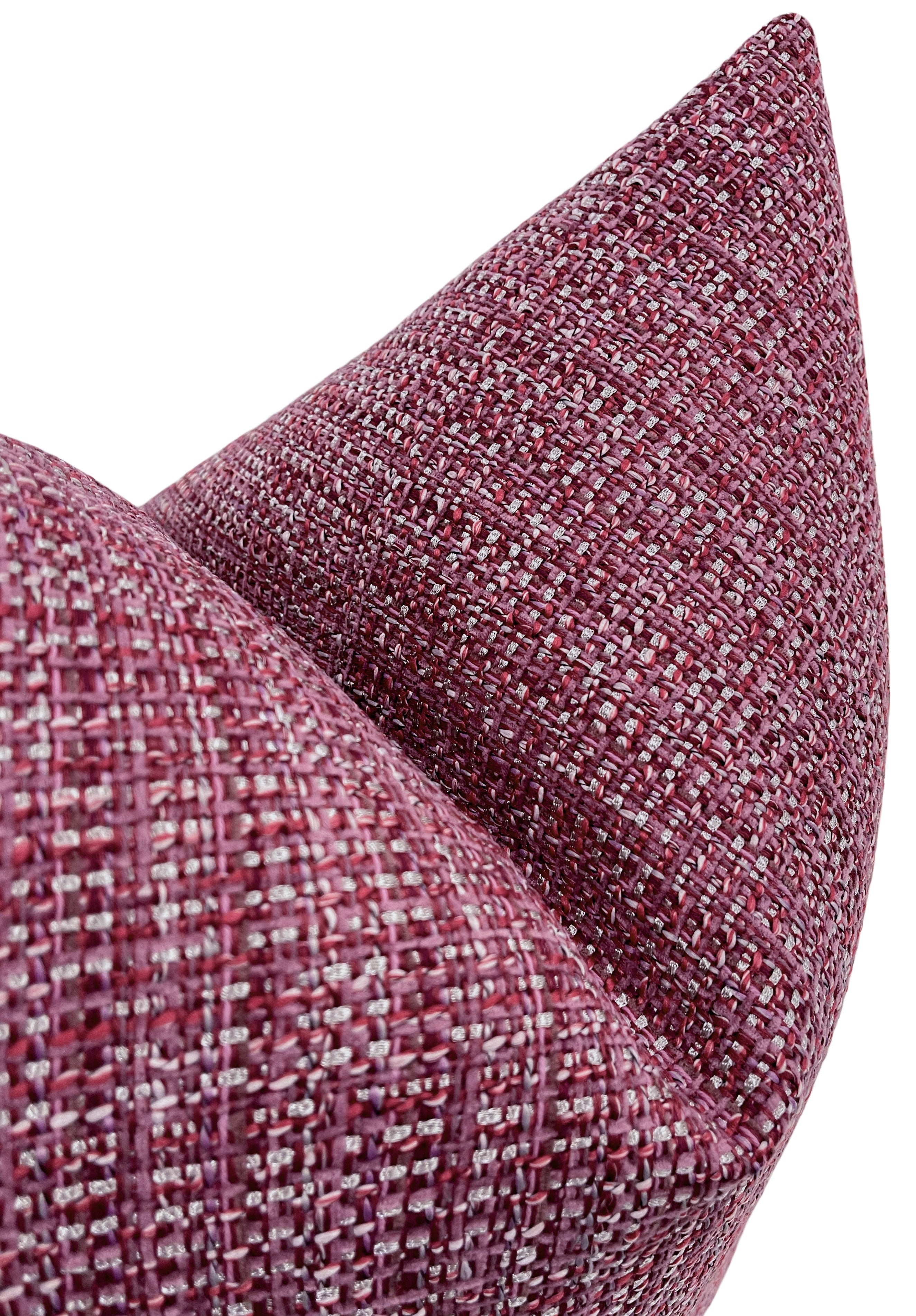 HEPBURN TWEED // ORCHID - 20" X 20" - Image 2