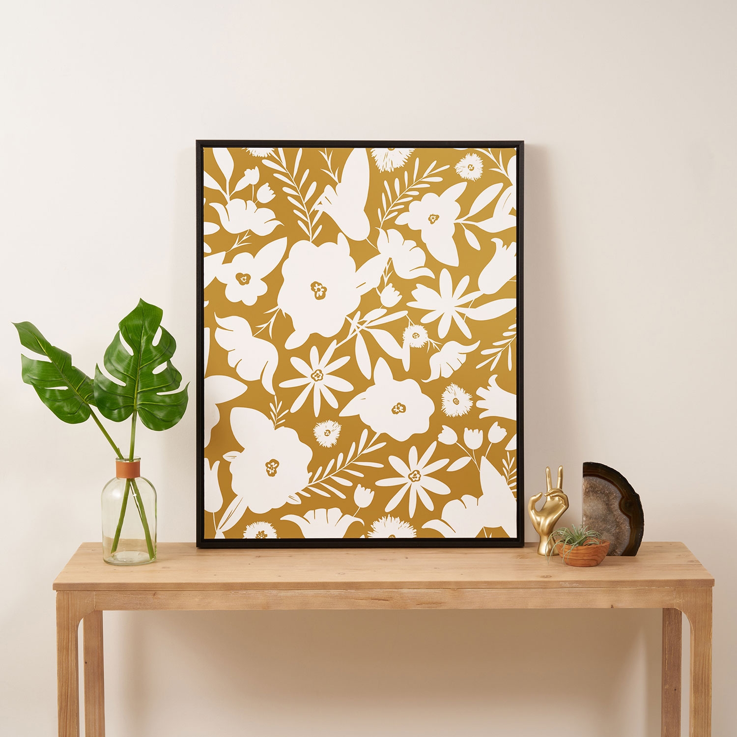 Finley Floral Goldenrod by Heather Dutton - Art Canvas 24" x 30" - Image 3