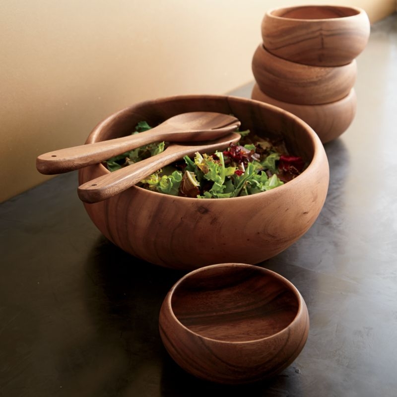 Tondo Acacia Servers, Set of 2 - Image 9