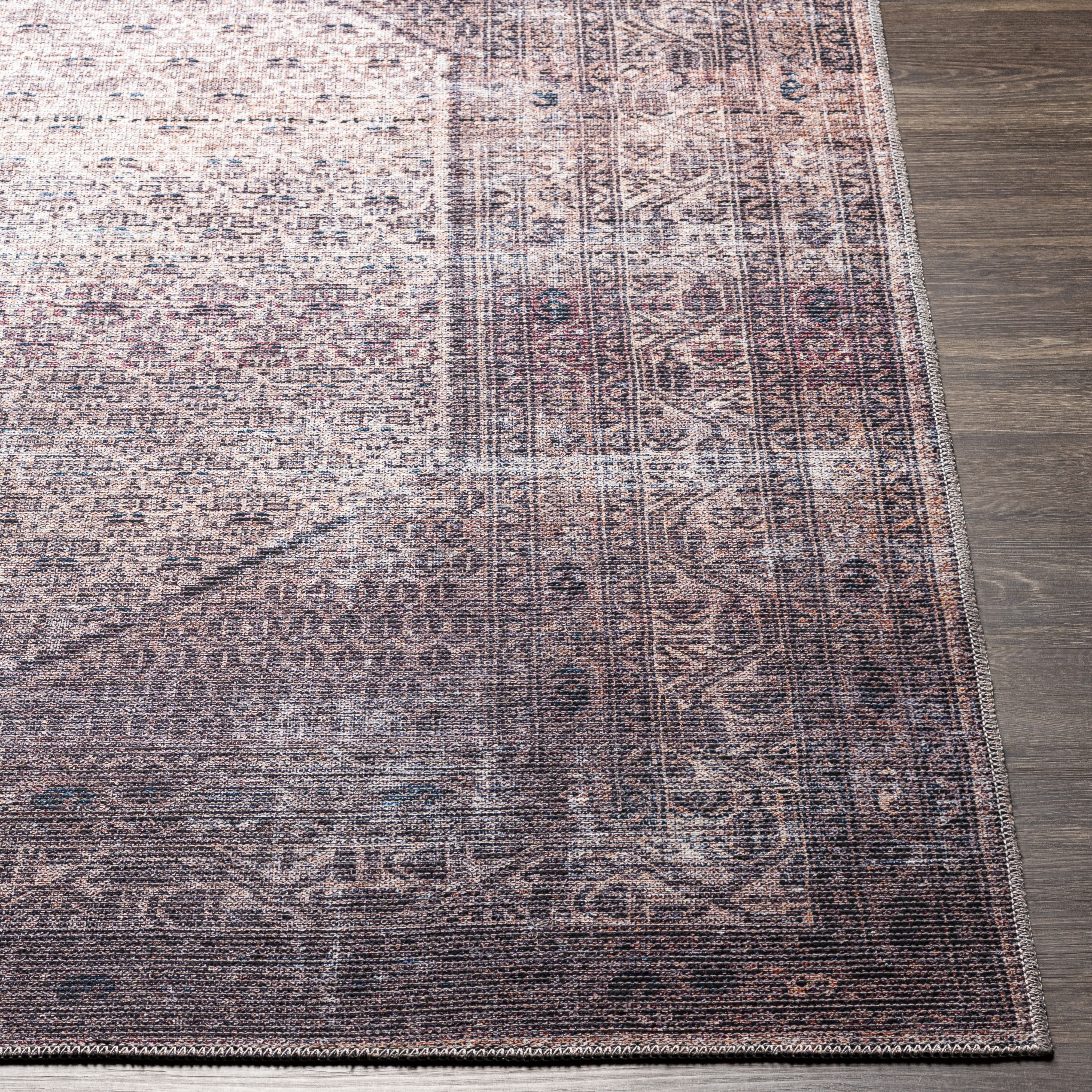 Colin Beige Indoor 2'7" x 10' Machine Woven Rug - Image 3