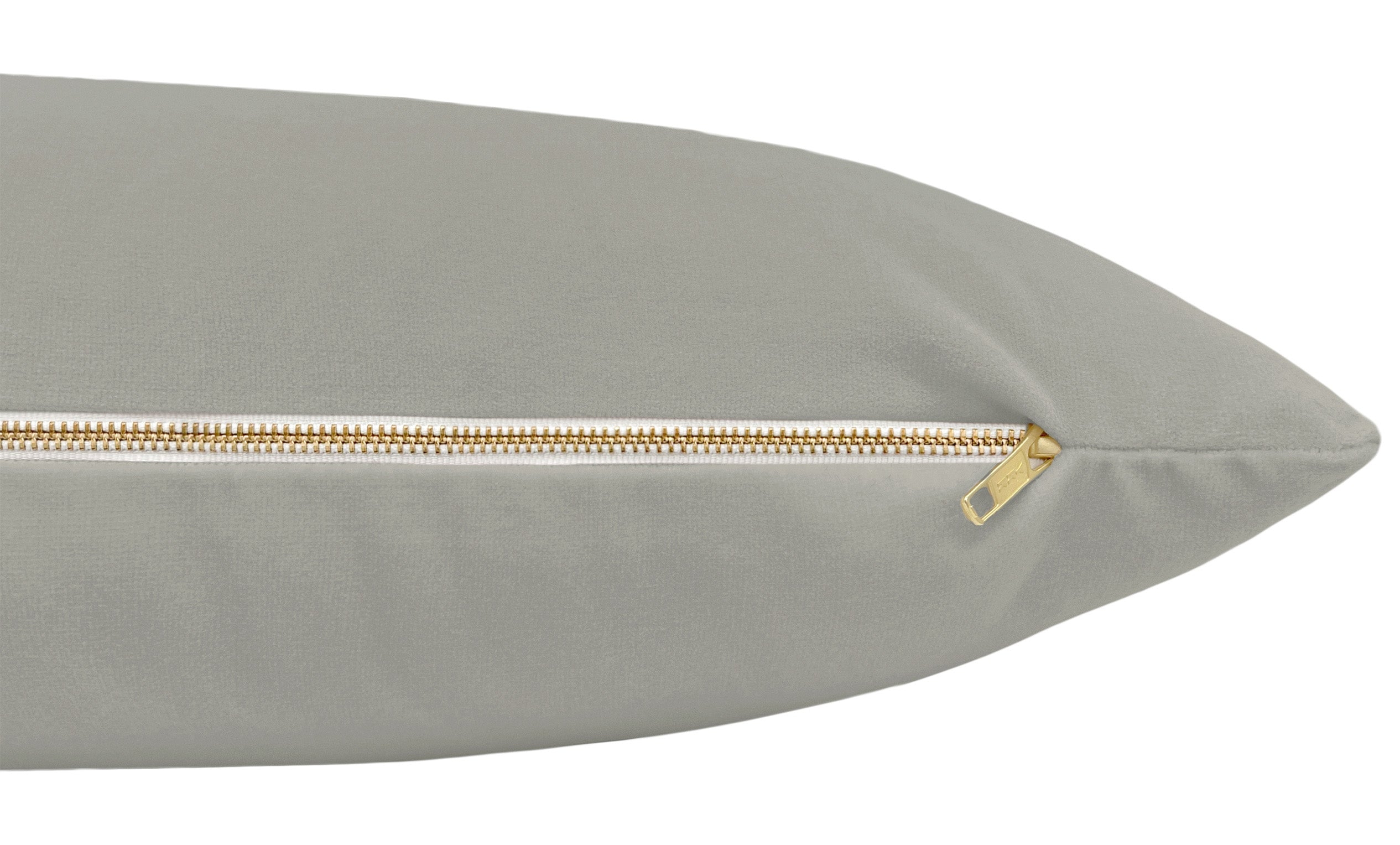 THE XL LUMBAR :: SIGNATURE VELVET // DOVE GREY - BY THE YARD - Image 1