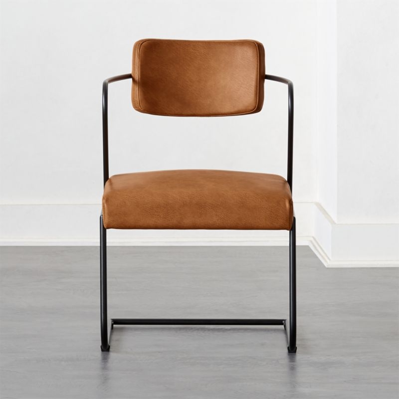 Gaff Metal Frame Chair Brown - Image 2