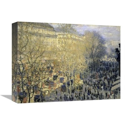 'Boulevard des Capucines' by Claude Monet Print on Canvas - Image 0