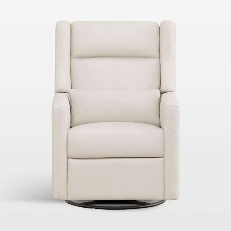 Babyletto Kiwi Plus Cream Nursery Swivel Glider Recliner Chair - Image 2