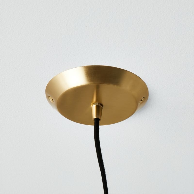 Exposior Brass Pendent Light Model 2027 - Image 3