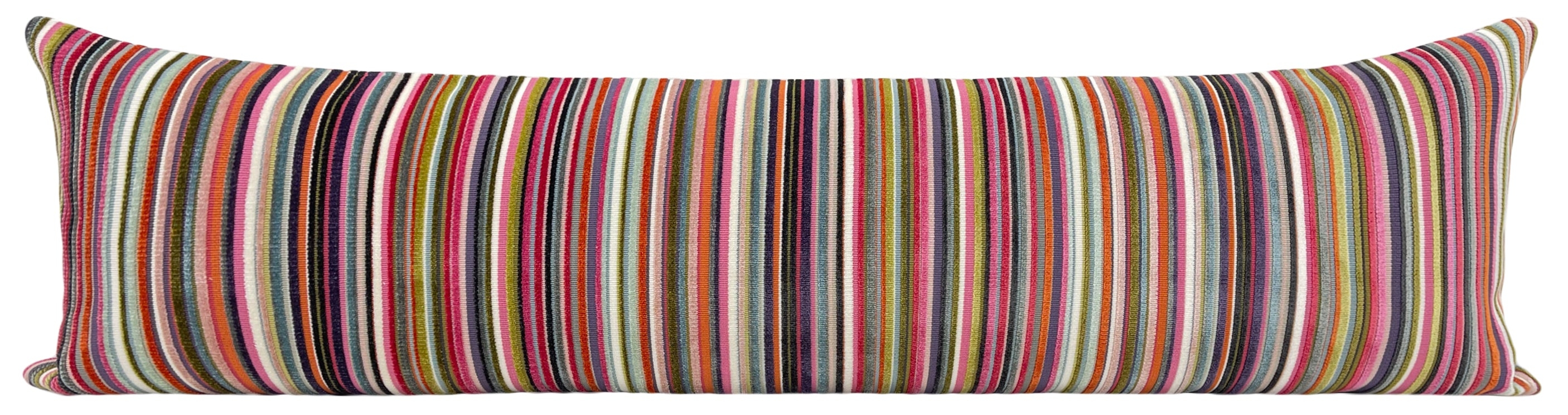 THE XL LUMBAR :: SOHO CUT VELVET // MULTI - BY THE YARD - Image 2